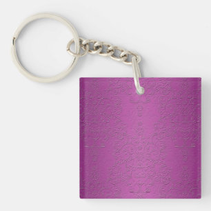 Elegant Purple Key Ring