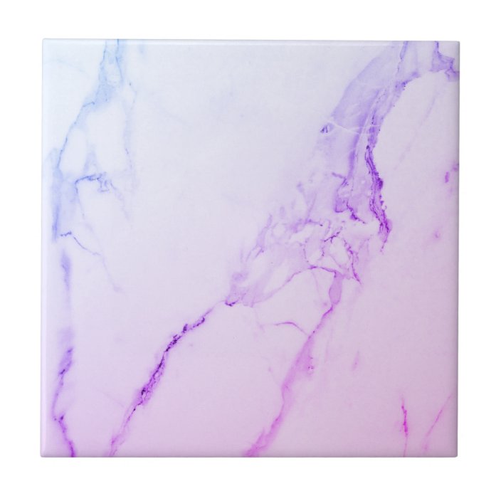 Elegant purple marble tile Zazzle.co.uk