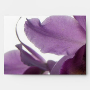 Elegant Purple Orchids Envelopes