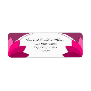 Elegant Purple Pink Florals Template