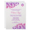 Elegant Purple Pink Flourish Bat Mitzvah