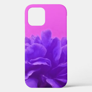 Elegant Purple Raspberry Floral iPhone 12 Case