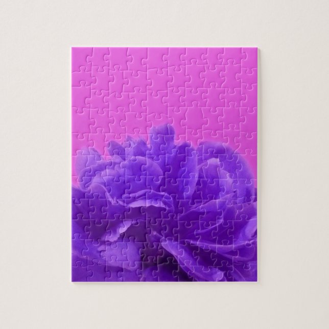 Elegant Purple Raspberry Floral Jigsaw Puzzle (Vertical)
