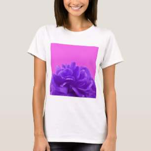 Elegant Purple Raspberry Floral T-Shirt