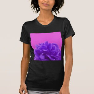 Elegant Purple Raspberry Floral T-Shirt