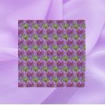Elegant Purple Rose Blooms Floral Pattern Scarf<br><div class="desc">Accent your wardrobe with this square,  sheer chiffon scarf that features a photo image of elegant,  purple Rose blooms printed in a repeating pattern. Colours include shades of purple and green. A lovely,  floral design! Select your scarf size.</div>