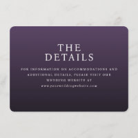 Elegant Purple Typographic Details
