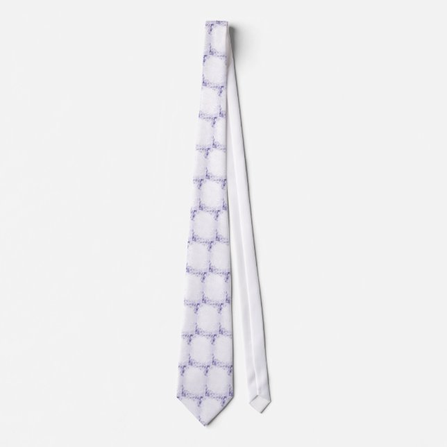 Elegant Purple Vintage Tie (Front)