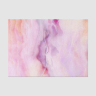 Elegant Purple Watercolor Agate Pattern Tissue Paper