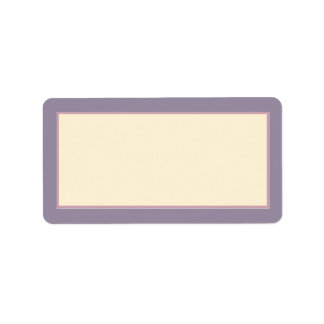 Elegant Purple Wedding Mailing Address Label