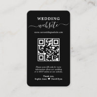 Elegant QR Code Photo Wedding Website