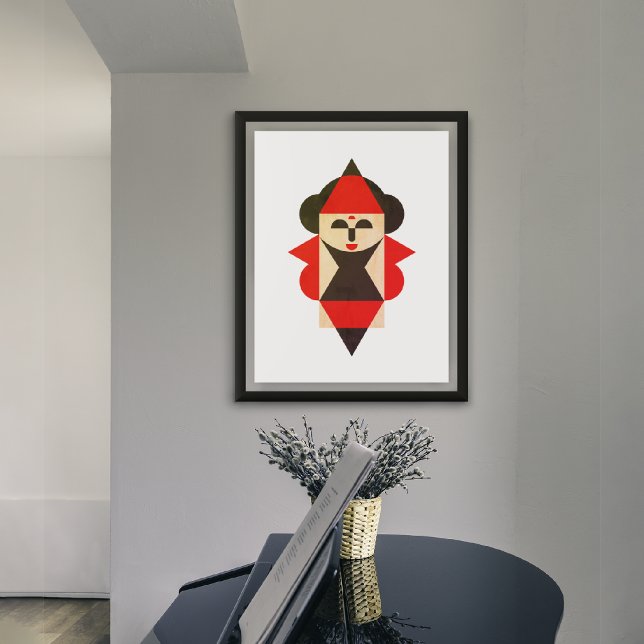 Elegant Queen Canvas Print (art print hanging by a piano)