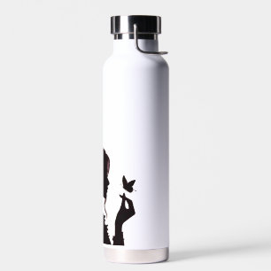 Elegant Queen Silhouette Stainless Steel Water Bot Bottle