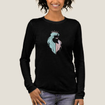 "Elegant Queen with Crown” Pastel Design