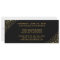 Elegant Quinceanera Gold and Black Ticket