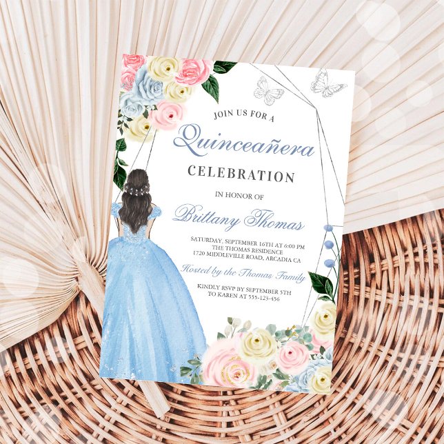 Elegant Quinceañera Invitation Card (Creator Uploaded)