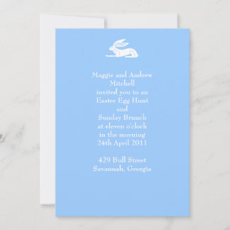 Elegant Rabbit ~ Easter Invitation