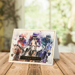 Elegant Race Horse Derby Folded Thank You Card<br><div class="desc">Elegant Race Horse Derby Party Equestrian Thank You Card - Presenting this stunning horse racing/equestrian derby thank you card. Featuring a stylish image of three horse racers in flight. This is absolutely perfect for a planned day at the races or any derby day, horse racing party. Let the elegance of...</div>