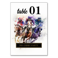 Elegant Race Horse Derby Party Equestrian