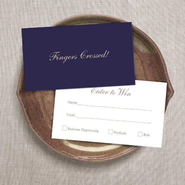 Elegant Raffle Ticket Navy Blue (Creator Uploaded)
