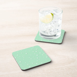 Elegant Raindrop Design Hard plastic coaster