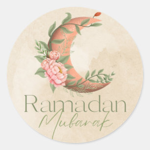 Elegant Ramadan Mubarak Ramadan Gift Sticker