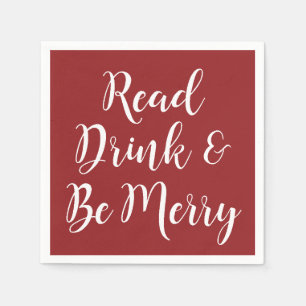 Elegant Reading Book Club Napkin