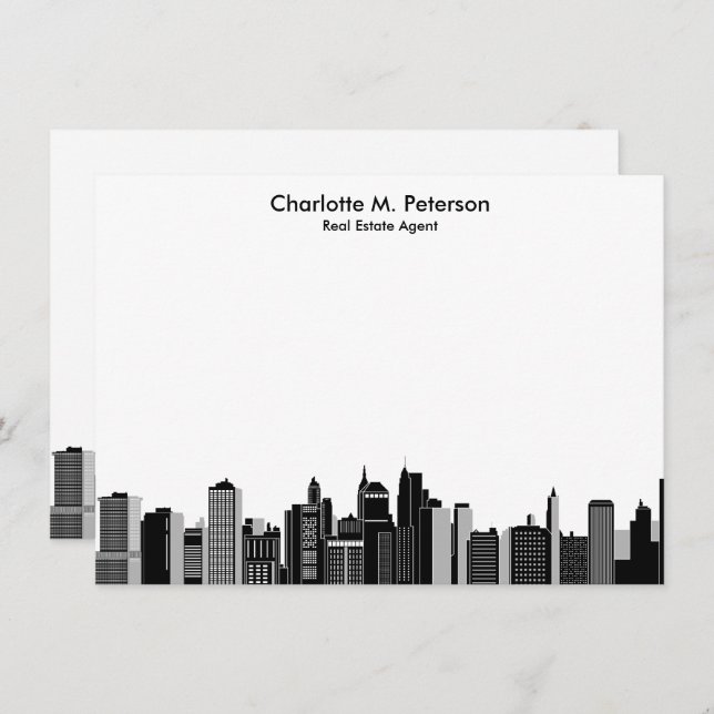 Elegant  Real Estate Agent House Realtors   Card (Front/Back)