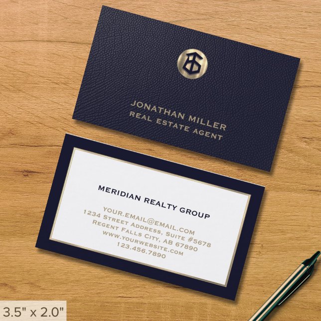 Elegant Real Estate Business Cards (Creator Uploaded)