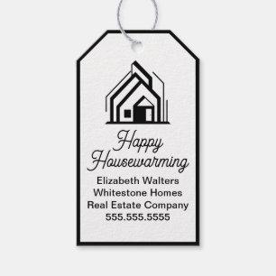 Elegant Real Estate Company Customized Realtor Gift Tags