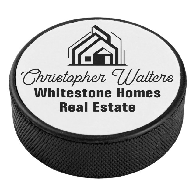 Elegant Real Estate Company Customized Realtor Hockey Puck (3/4)