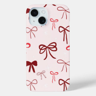 Elegant Red Bow Phone Case