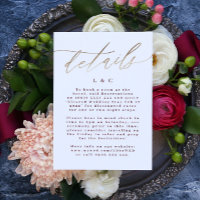 Elegant Red Burgundy Info Accommodation Gold