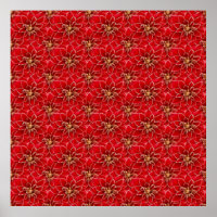 Elegant Red Floral Pattern