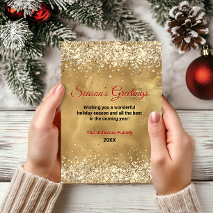 Elegant red gold marble art Christmas new year