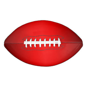 Elegant Red Gradient American Football
