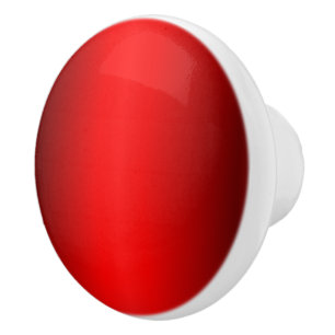 Elegant Red Gradient Ceramic Knob