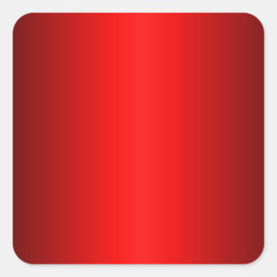 Elegant Red Gradient to Black Square Sticker
