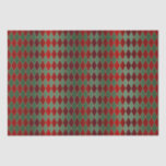Elegant Red Green Harlequin Luxury Pattern Tissue Paper<br><div class="desc">Elegant Red Green Harlequin Luxury Pattern Wrapping Paper Tissue Paper features an elegant red and green harlequin pattern. Perfect for gift wrapping for Christmas,  birthdays,  holidays and more. Created by Evco Studio www.zazzle.com/store/evcostudio</div>
