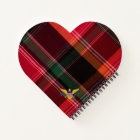 Elegant Red Green Madras Monogram Personalise