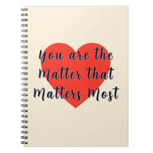Elegant Red Heart Personal Notebook