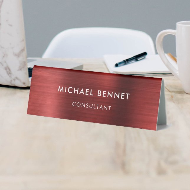 Elegant Red Metallic Professional Business (Creator Uploaded)