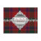Elegant Red Plaid Save The Date Postcard