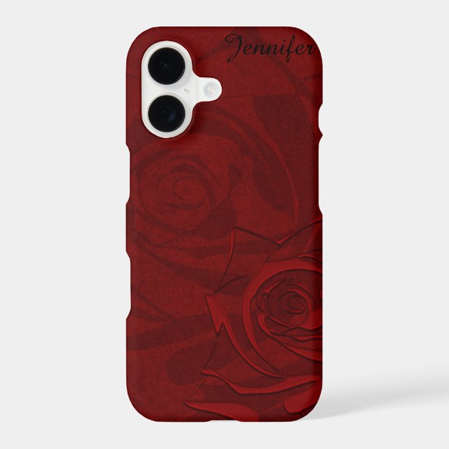 Elegant Red Rose iPhone 7 Plus Case (Back)
