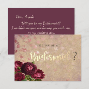 Elegant Red Roses Falling Leaves Invitation