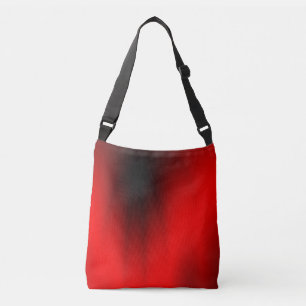 Elegant Red Splash Crossbody Bag