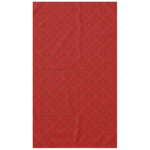 Elegant Red Two Tone Damask Pattern Tablecloth