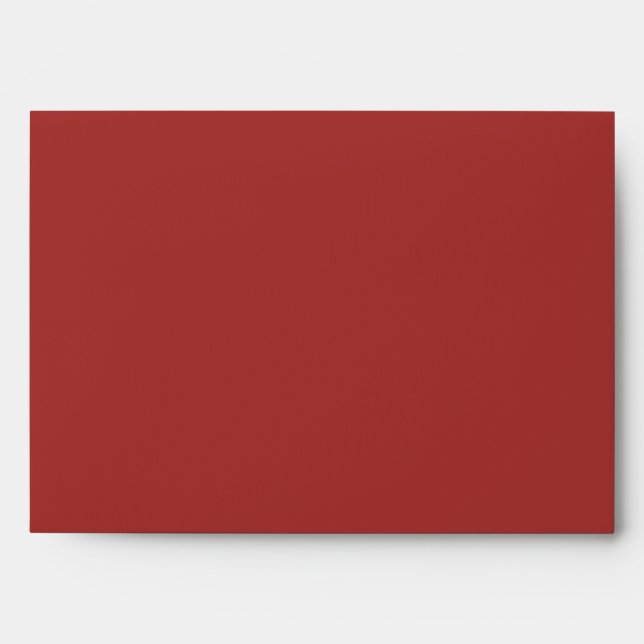 Elegant Red Wedding Envelope (Front)