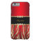 Elegant Red Zebra Black Gold