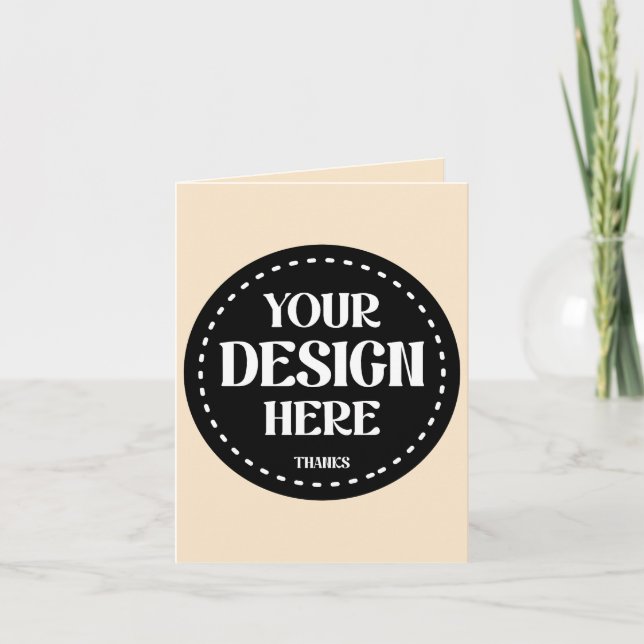 Elegant, refined, sleek & minimalist card (Front)
